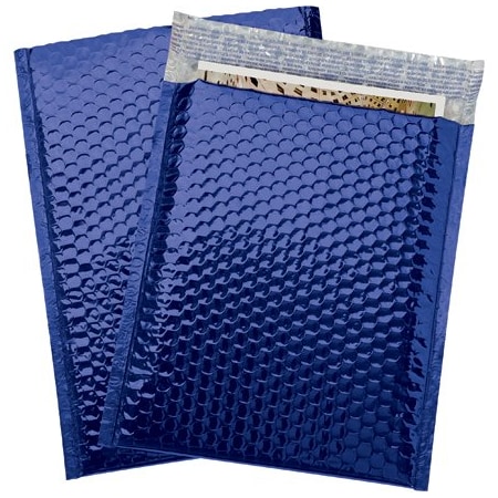 Bsc Preferred 9 x 11-1/2'' Blue Glamour Bubble Mailers, 100PK BUY00029012